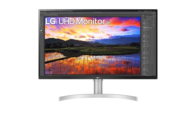LG 32UN650-W  4K IPS HDR 10 DCI-P3 95% Color Gamut w/ 3-Side Virtually Borderless Design & Built-in Speakers -  Gaming Monitor